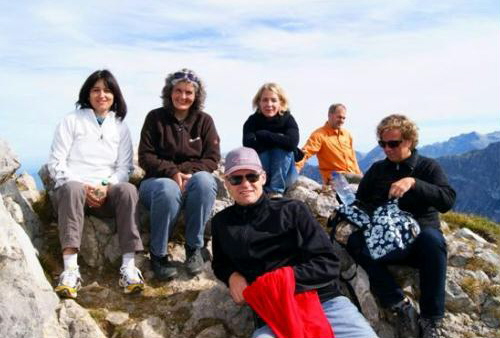 Wir haben den Aufstieg aufs Elsighorn geschafft! Fotografiert durch Thomas